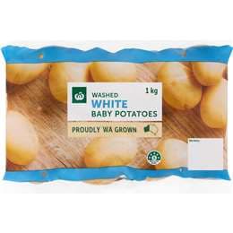 Woolworths White Washed Baby Potatoes Bag