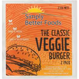 Simply Better Foods Simply Better Foods The Classic Veggie Burger