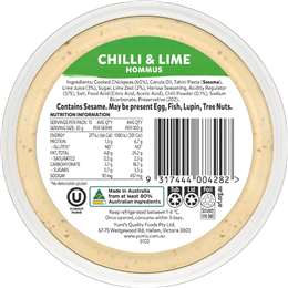 Yumi's Chilli & Lime Hommus 