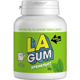 LA Spearmint Sugar Free Chewing Gum Bottle