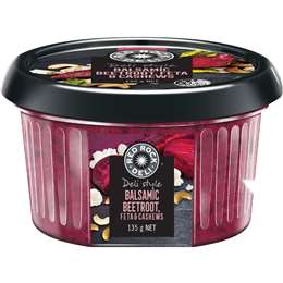 Red Rock Deli Balsamic Beetroot, Fetta & Cashews Dip 135g