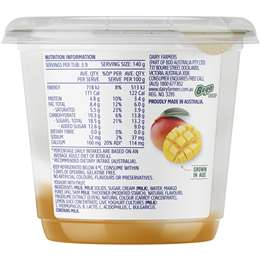 Dairy Farmers Thick & Creamy Mango & Fingerlime Yoghurt