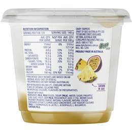 Dairy Farmers Thick & Creamy Pineapple & Passionfruit Yoghurt