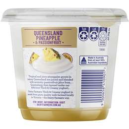 Dairy Farmers Thick & Creamy Pineapple & Passionfruit Yoghurt