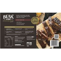 Beak & Sons Woodsmoked Bbq Ribs 