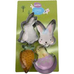 Easter Cookie Cutters Set 4 Pack