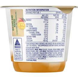 Dairy Farmers Thick & Creamy Mango & Fingerlime Yoghurt