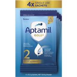 Aptamil Gold+ Stage 2 Follow-on Formula 6-12 Months Sachets
