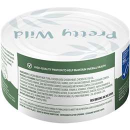 Pretty Wild Smooth Tuna Pate With Shredded Chicken & Tuna Cat Food
