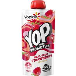 Yoplait Yop Yoghurt With Probiotics Strawberry Pouch
