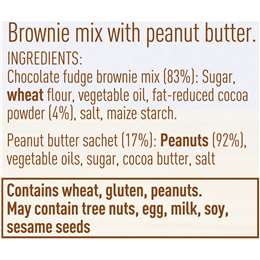 Betty Crocker Peanut Butter Brownie Mix 