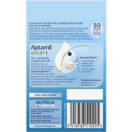 Aptamil Gold+ Stage 1 Infant Formula 0-6 Months Sachets