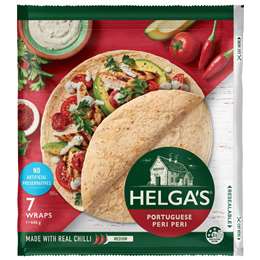 Helga's Portuguese Peri Peri Wraps