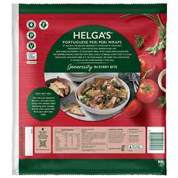 Helga's Portuguese Peri Peri Wraps