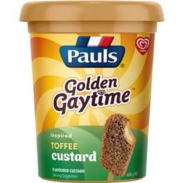 Pauls Golden Gaytime Inspired Toffee Flavoured Custard