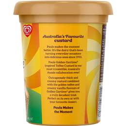 Pauls Golden Gaytime Inspired Toffee Flavoured Custard