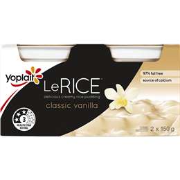 Yoplait Le Rice Classic Vanilla