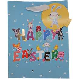 Easter Gift Bag Medium Animals Each