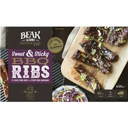 Beak & Sons Sweet & Sticky Bbq Ribs