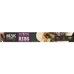 Beak & Sons Sweet & Sticky Bbq Ribs