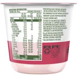 Farmers Union Greek Style Protein + Prebiotics Strawberry Yoghurt