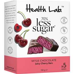 Health Lab Mylk Chocolate Juicy Cherry Bars