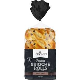Toscano French Brioche Rolls Chocolate Chip