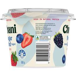 Chobani No Sugar Added Mixed Berry Greek Yogurt