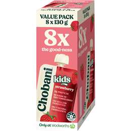 Chobani Kids Yogurt Pouch Strawberry Multipack