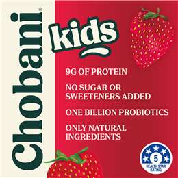 Chobani Kids Yogurt Pouch Strawberry Multipack