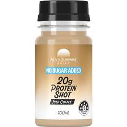 Hello Sunshine 20g Protein Shot Iced Coffee 100ml