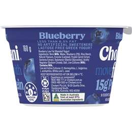 Chobani Fit Blueberry Greek Yogurt