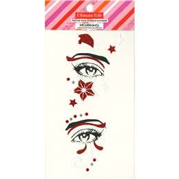 Mcobeauty Ultimate Edit Festive Face Sparkle Stickers Santa Each