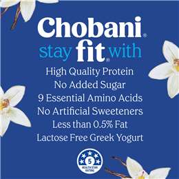 Chobani Fit Greek Yogurt Pouch Vanilla Multipack