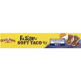 Old El Paso Fusion Soft Taco Kit Teriyaki Flavour