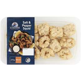 Jc Seafood Salt & Pepper Squid 270g | Woolworths
