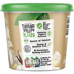Tamar Valley Kids Greek Style Yoghurt Vanilla