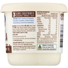 Jalna Creamy Vanilla Flavoured Yoghurt