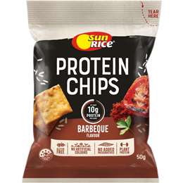 Sunrice Protein Chips Barbeque Flavour 50g