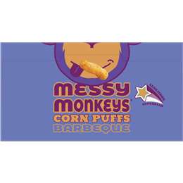 Messy Monkeys Corn Puffs Barbeque