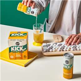 Remedy Kick Energy Drink Mango Pineapple Cans