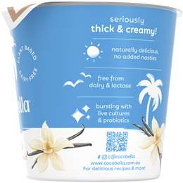 Cocobella Dairy Free Vanilla Coconut Yoghurt
