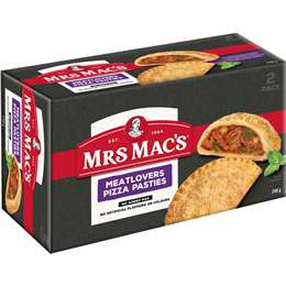 Mrs Mac's Meat Lovers Pizza Pasties