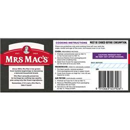 Mrs Mac's Meat Lovers Pizza Pasties