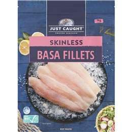 Just Caught Skinless Basa Fillets Frozen