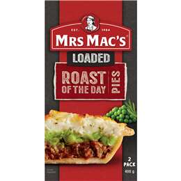 Mrs Mac's Loaded Roast Of The Day Pies