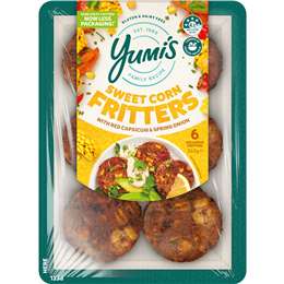 Yumi's Sweet Corn Fritters 