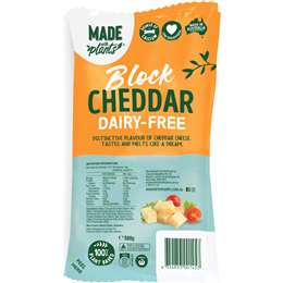Made With Plants Cheddar Block Dairy Free