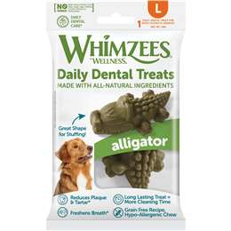 Whimzees Daily Dental Dog Treats Large Each