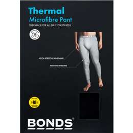 Bonds Mens Thermal Microfibre Pant Size Small Each